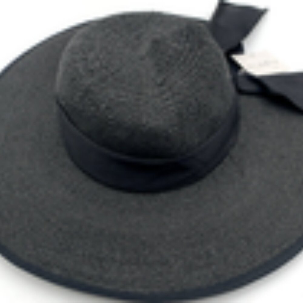 San Diego Hat Co. | NEW Four Buttons Black Straw Wide Brim Hat - Picture 12 of 14